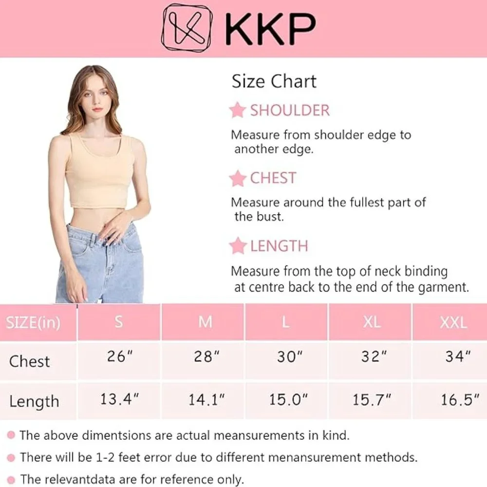 KKP Soft Yellow Crop Top Tank Top  NEW!!! - Picture 7 of 11